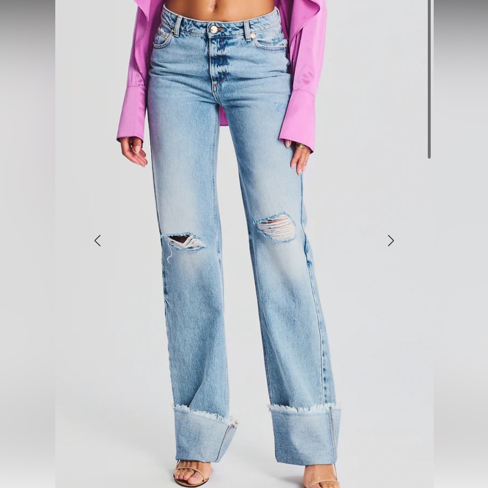 Seroya Margot Cuffed Boyfriend Jean